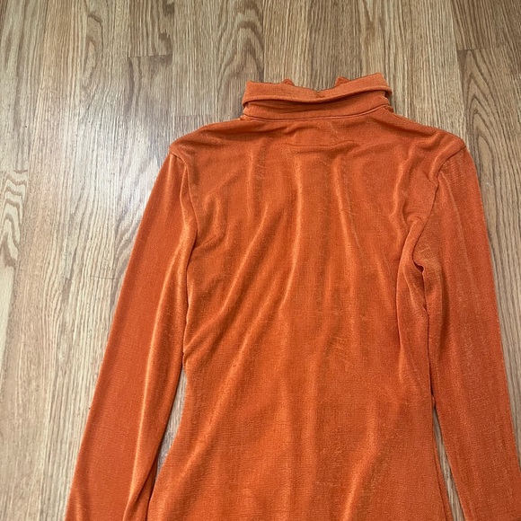With Jean Andy Dress in Maple Orange Size XXS - Picture 8 of 10